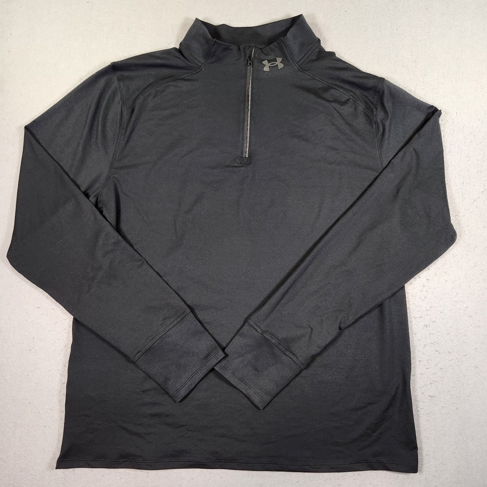 Under Armour Mens UA Launch Pro 1/4 Zip Black Running Pullover 2XL NWT